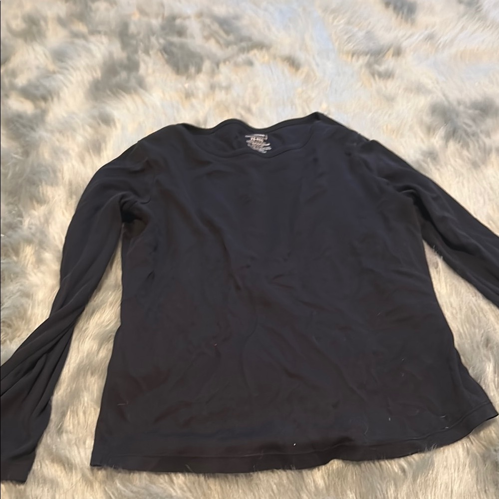 L.L. Bean Black Long Sleeve T-Shirt
